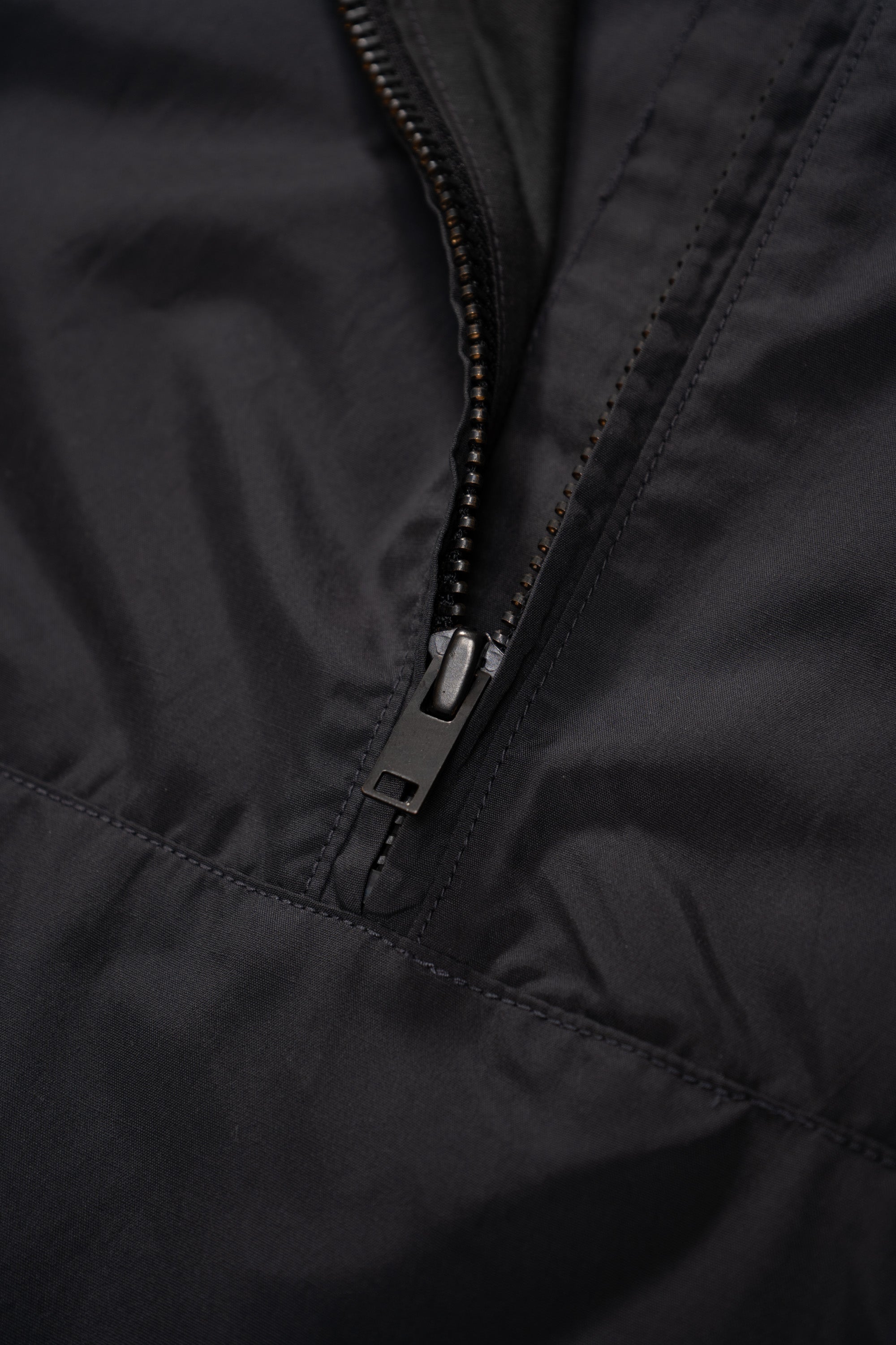 LW - C x KAPTAIN SUNSHINE SILK POLY PULLOVER - ANTHRACITE