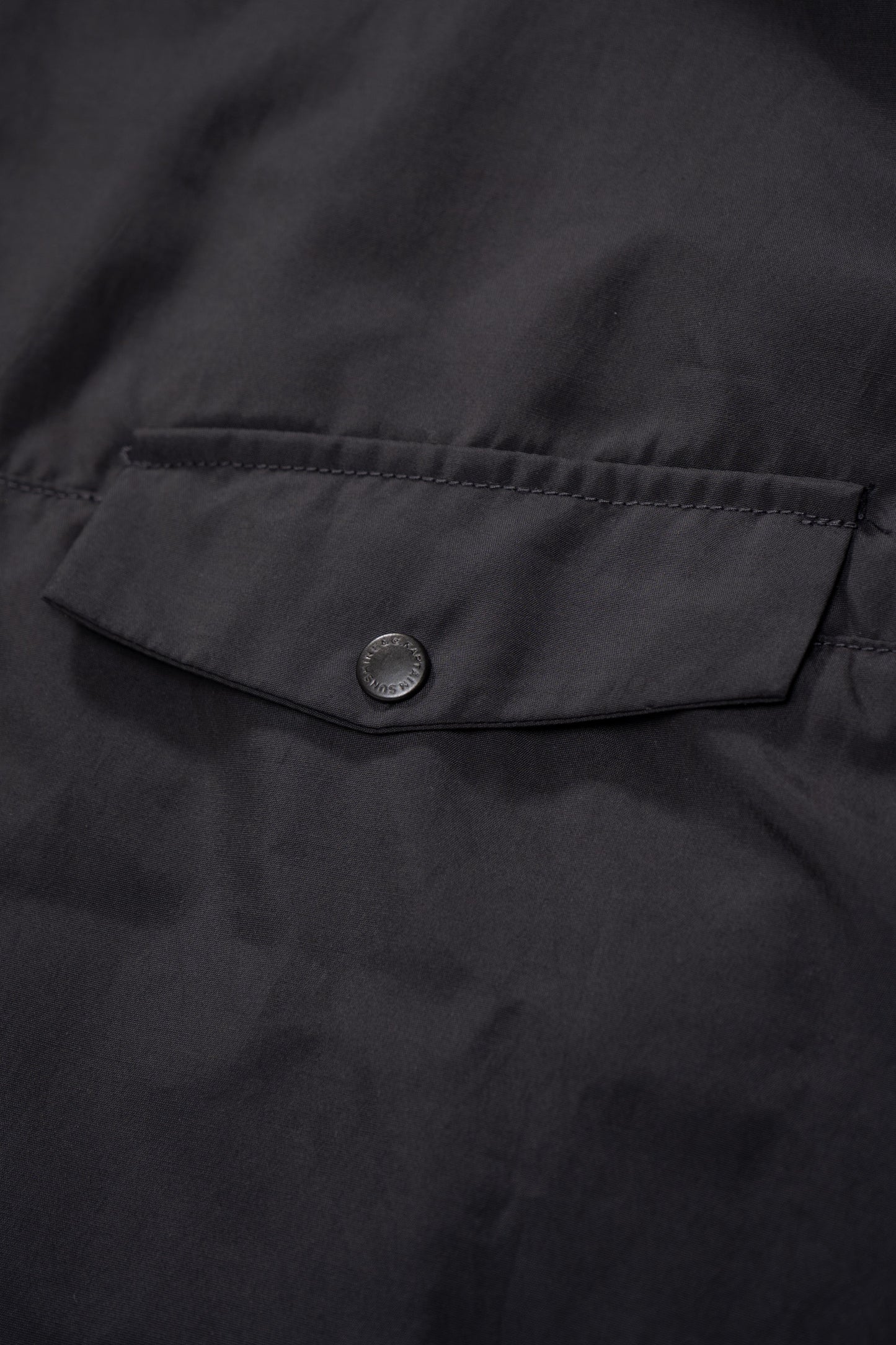 LW - C x KAPTAIN SUNSHINE SILK POLY PULLOVER - ANTHRACITE