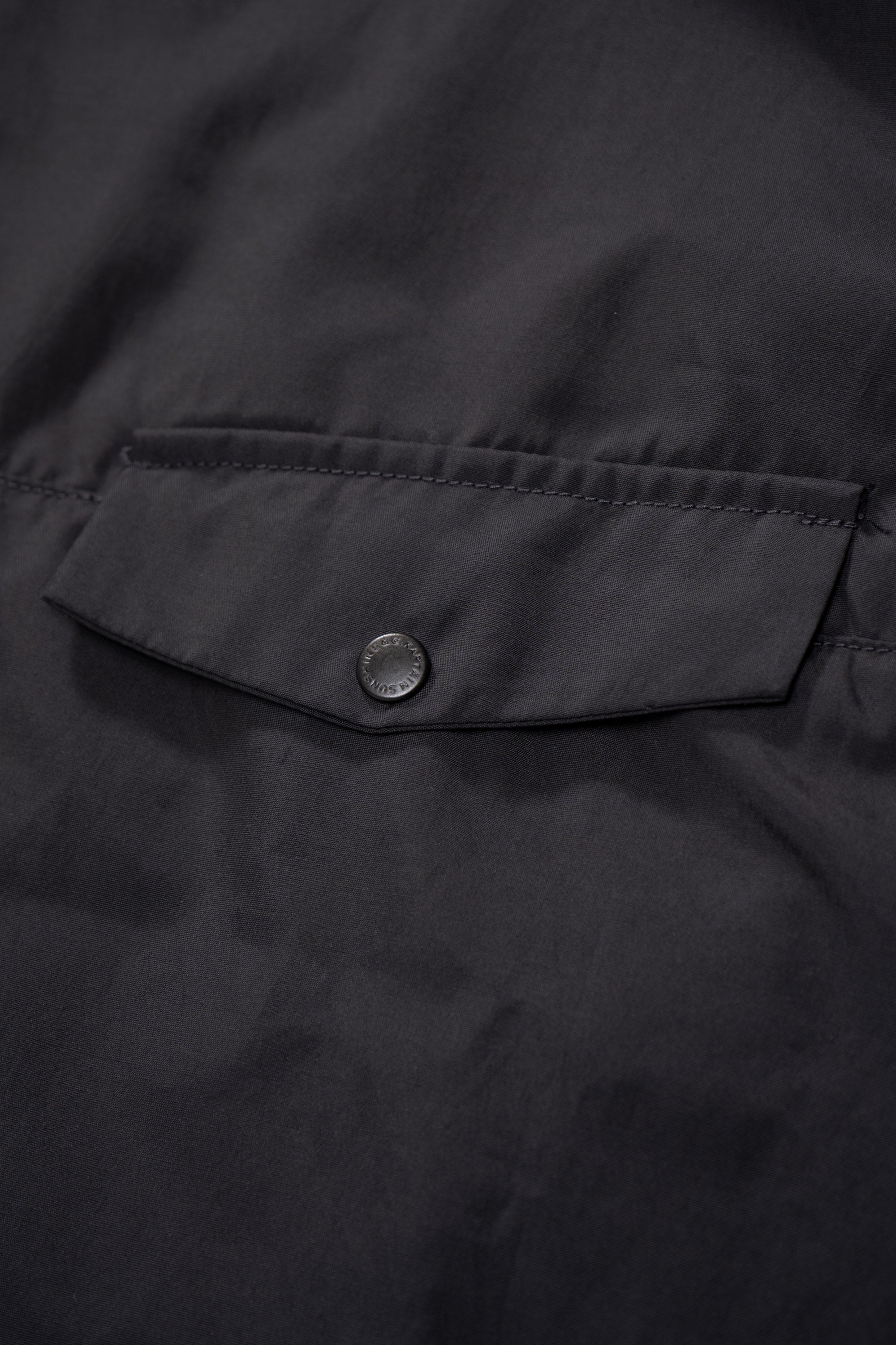 LW - C x KAPTAIN SUNSHINE SILK POLY PULLOVER - ANTHRACITE