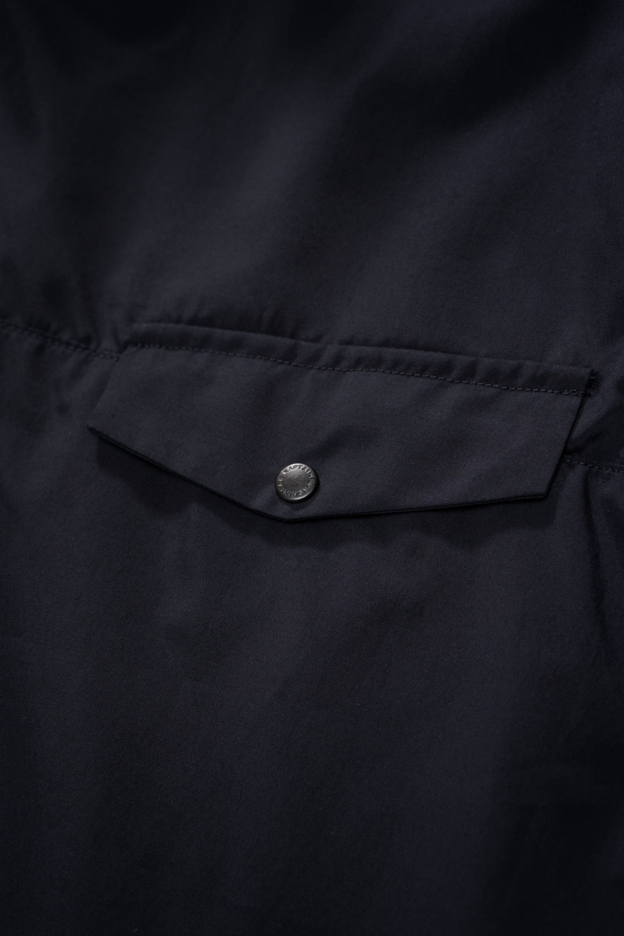 LW - C x KAPTAIN SUNSHINE SILK POLY PULLOVER - NAVY – LADY WHITE CO.