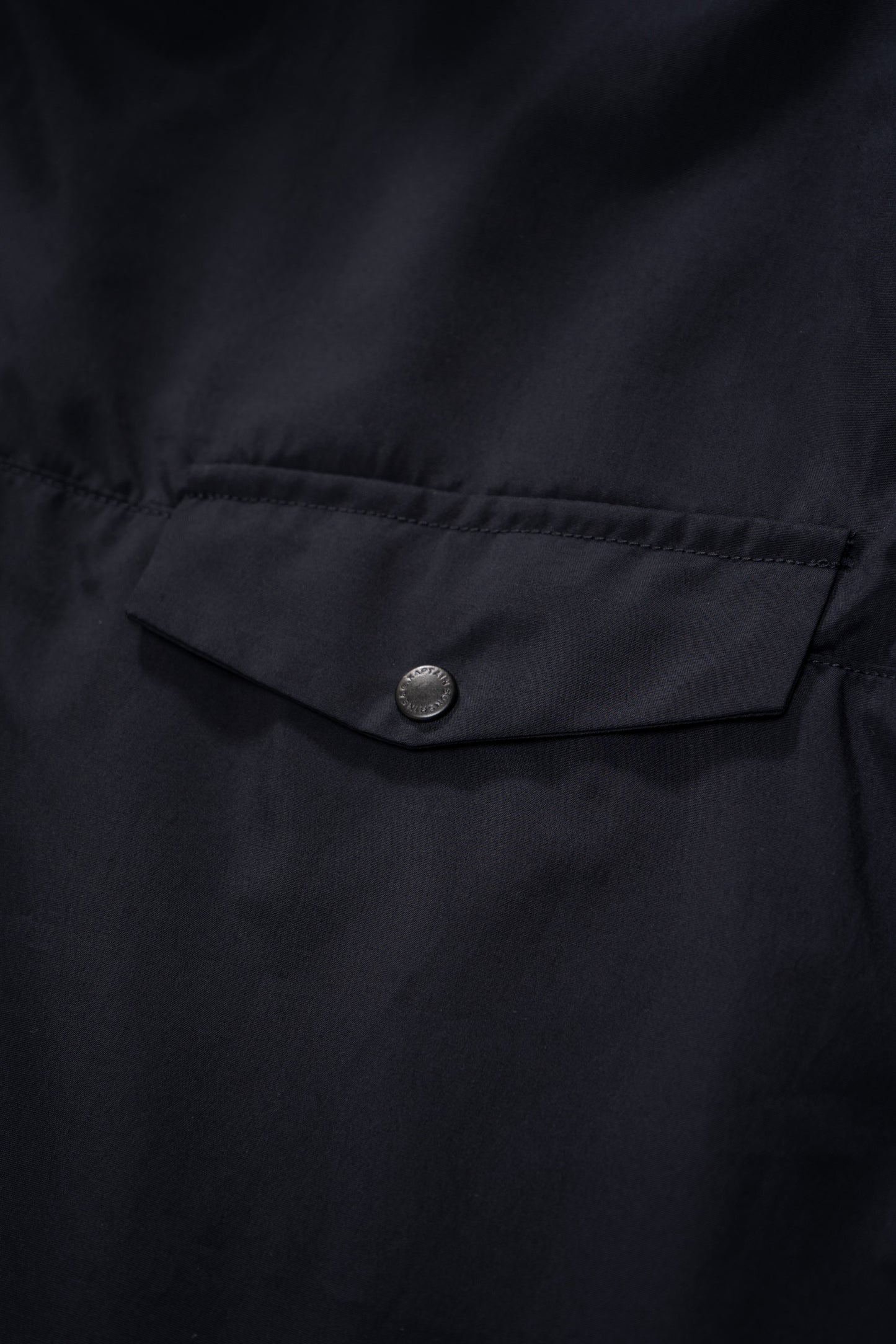 LW - C x KAPTAIN SUNSHINE SILK POLY PULLOVER - NAVY