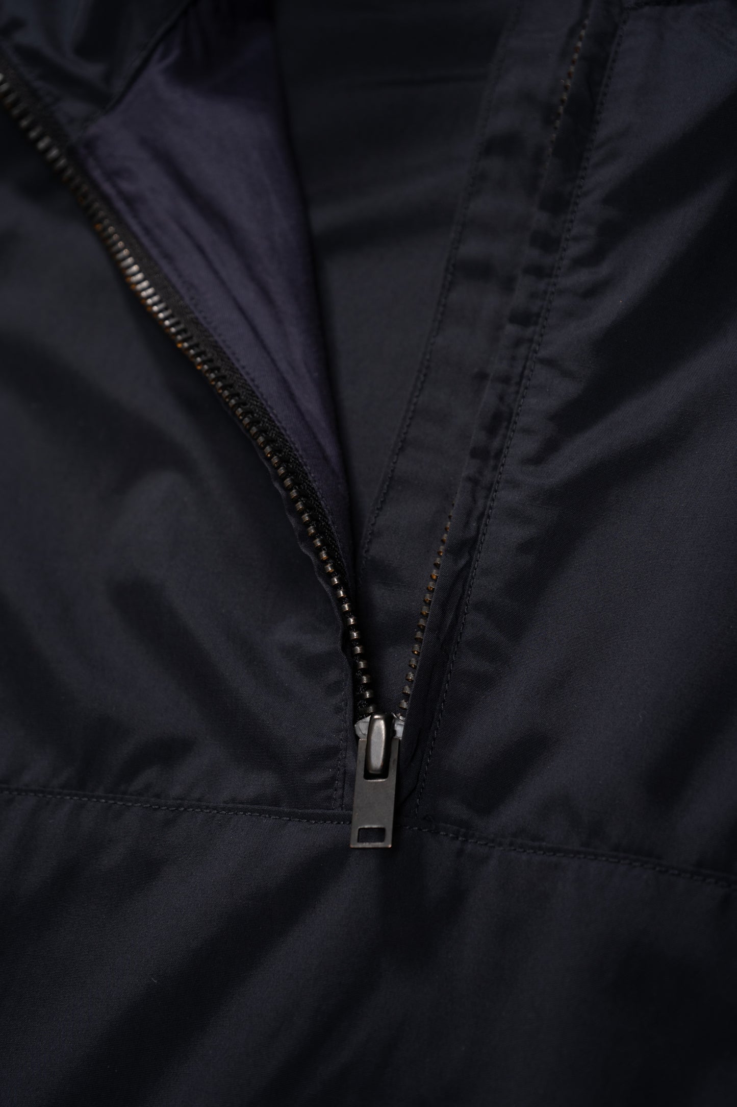 LW - C x KAPTAIN SUNSHINE SILK POLY PULLOVER - NAVY