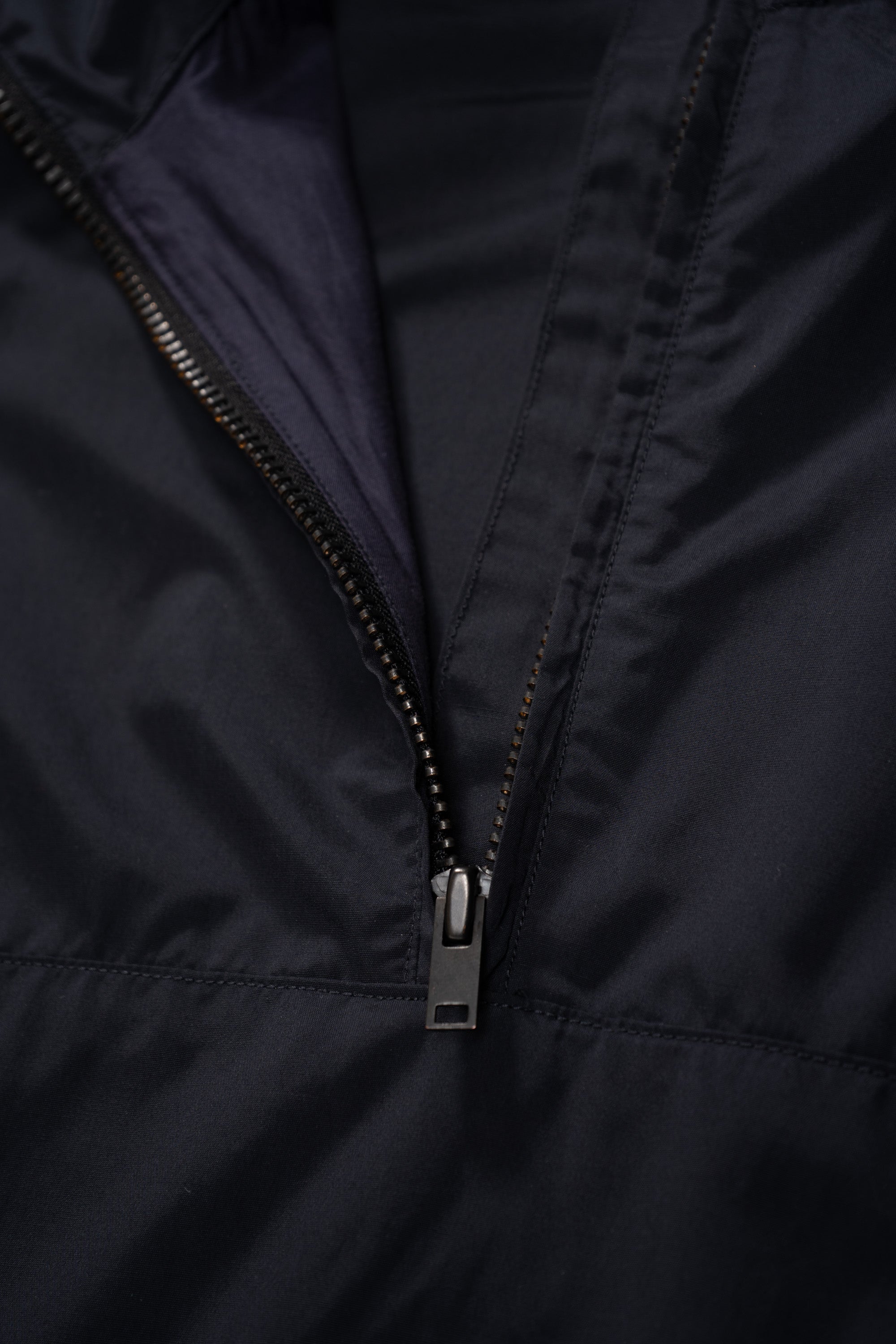 LW - C x KAPTAIN SUNSHINE SILK POLY PULLOVER - NAVY