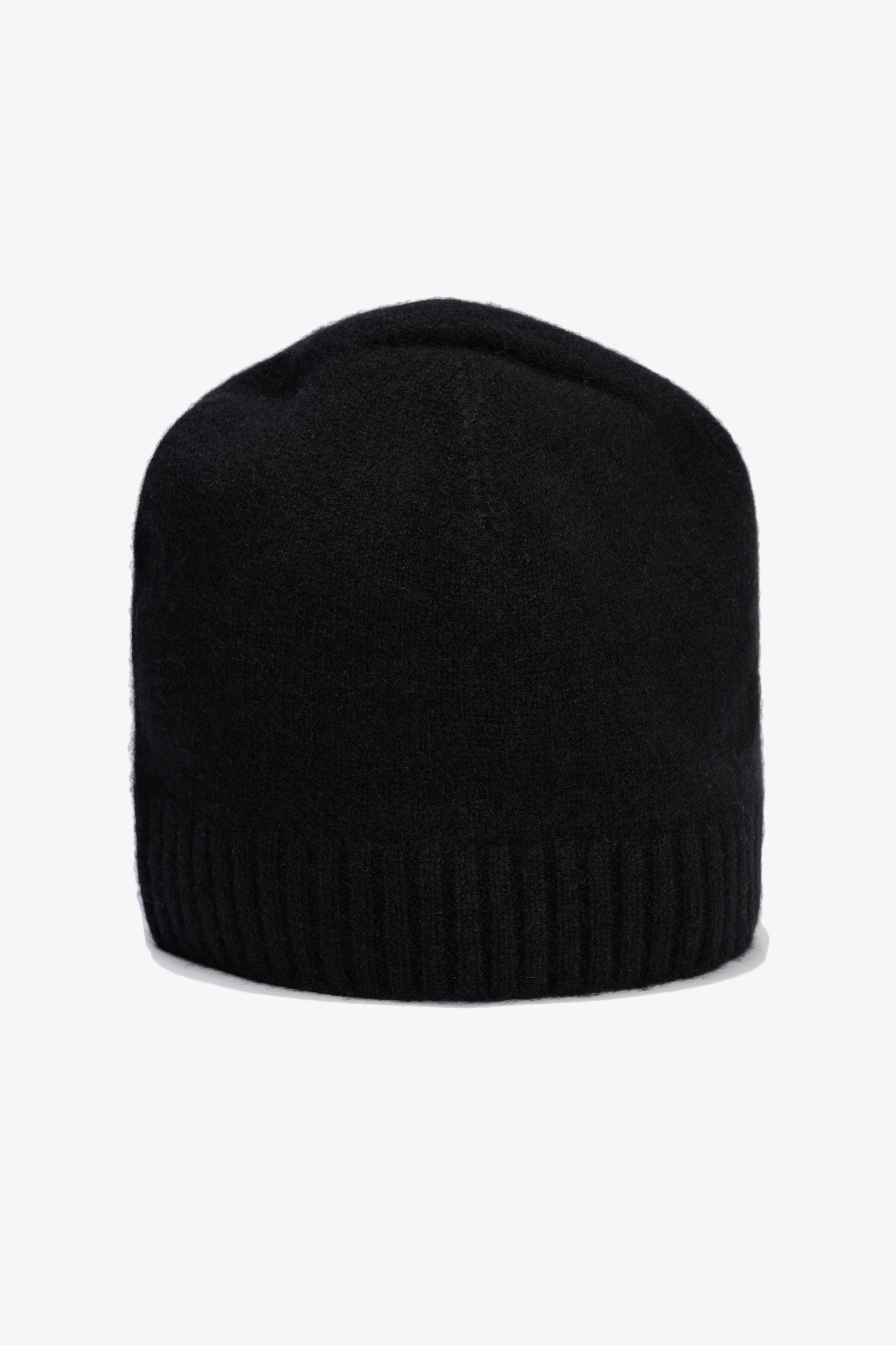 CASHMERE KNIT CAP - BLACK - O/S