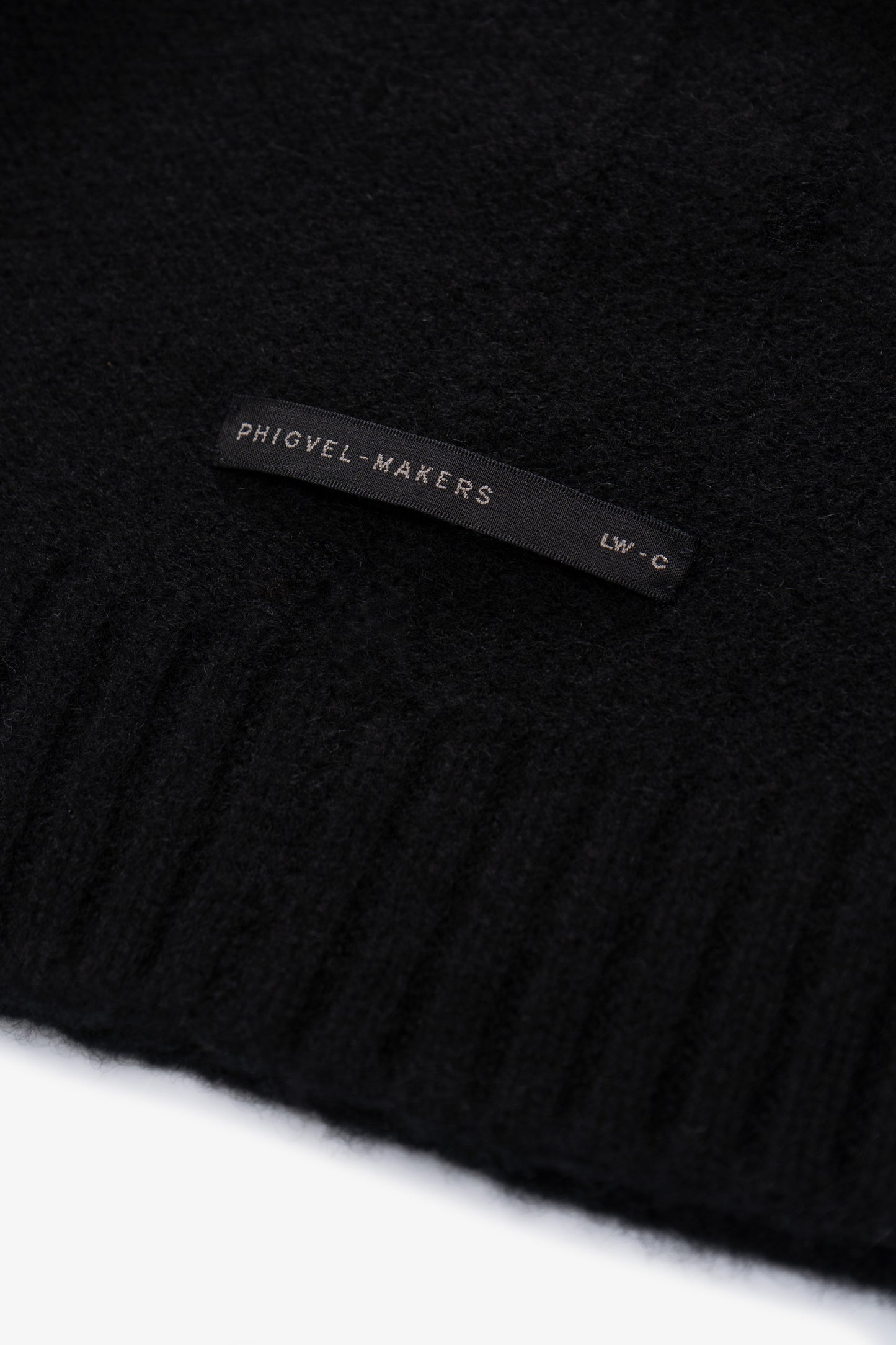 CASHMERE KNIT CAP - BLACK