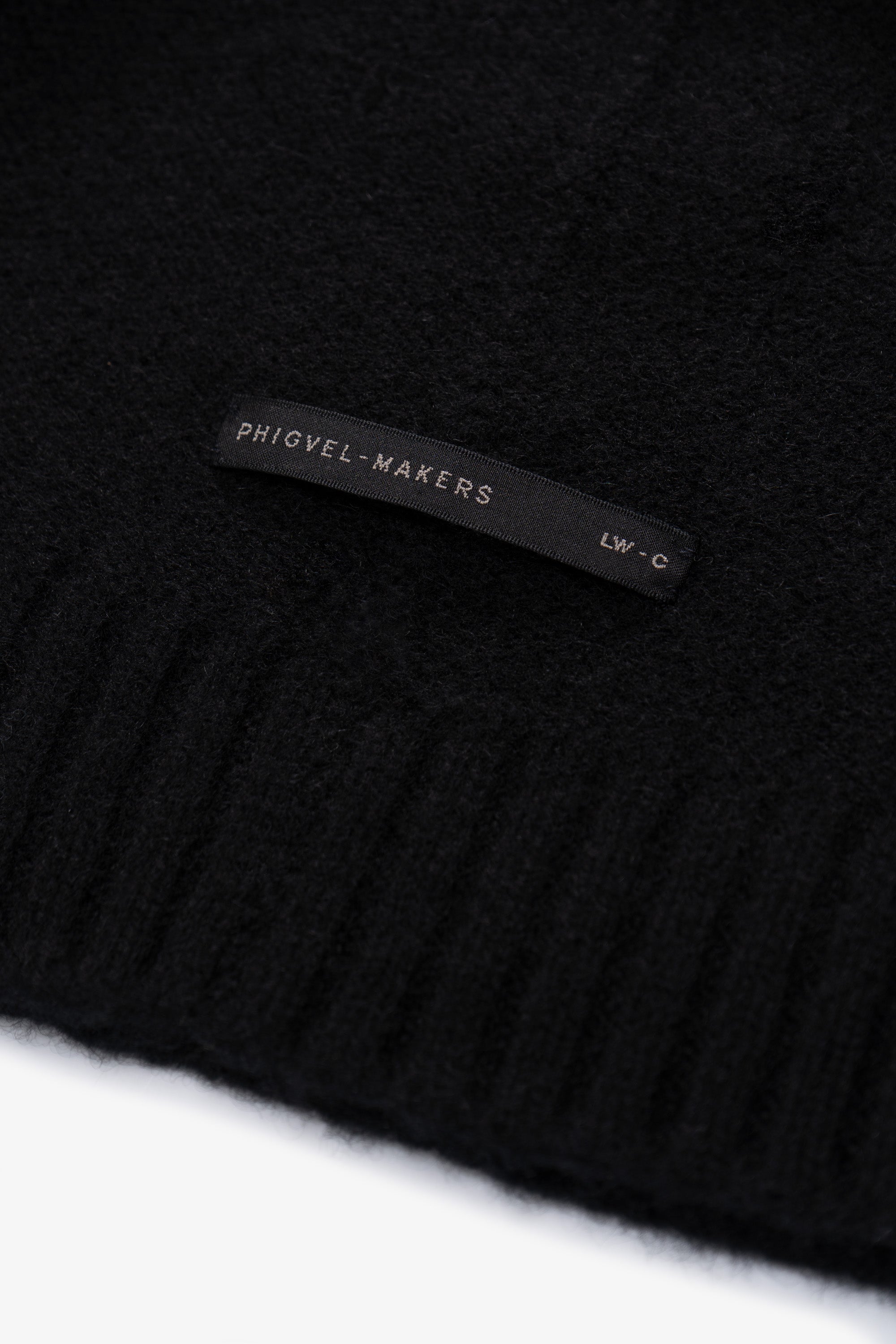 CASHMERE KNIT CAP - BLACK