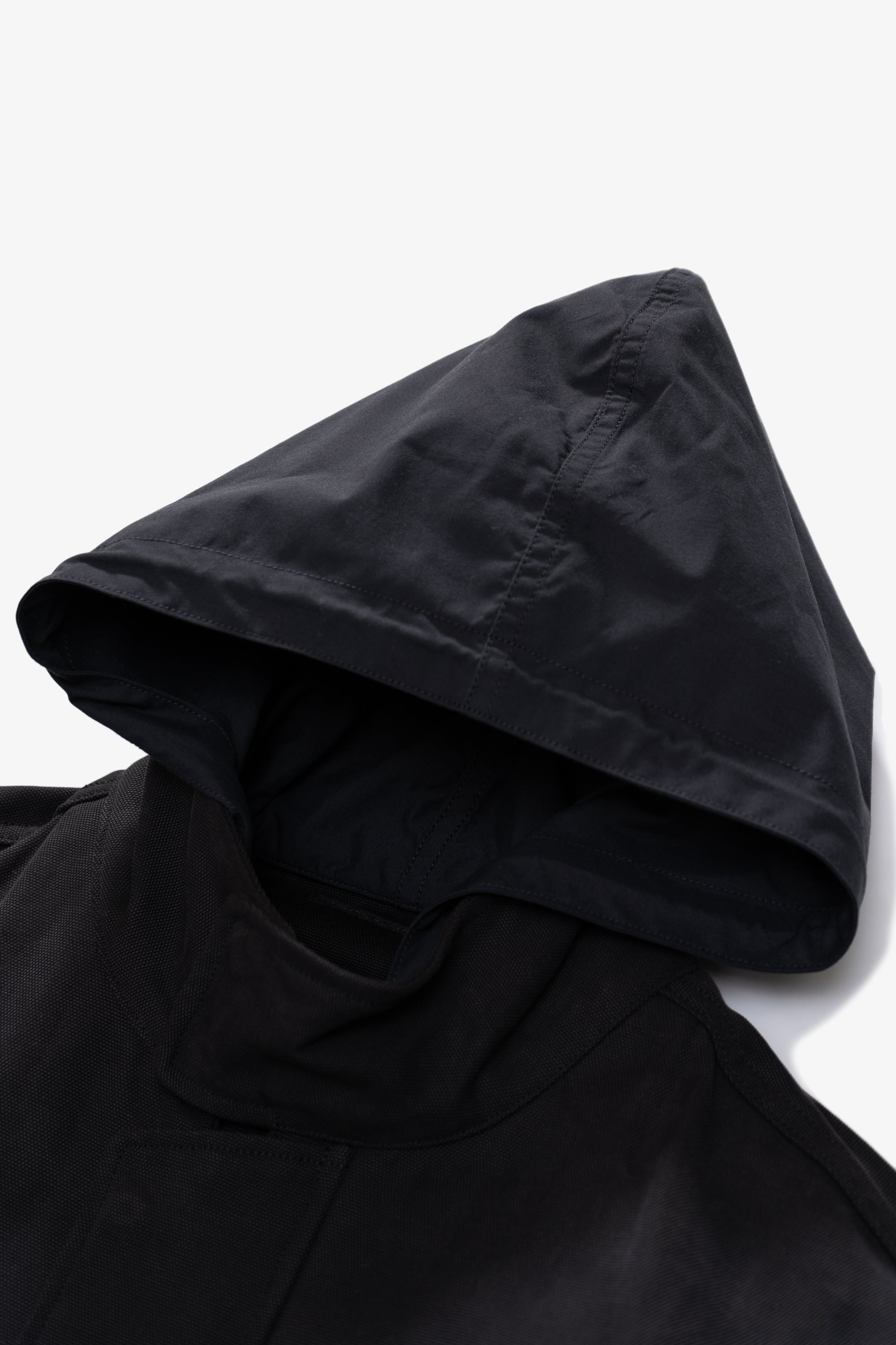 HOODED SPORTING BLOUSON - INK BLACK