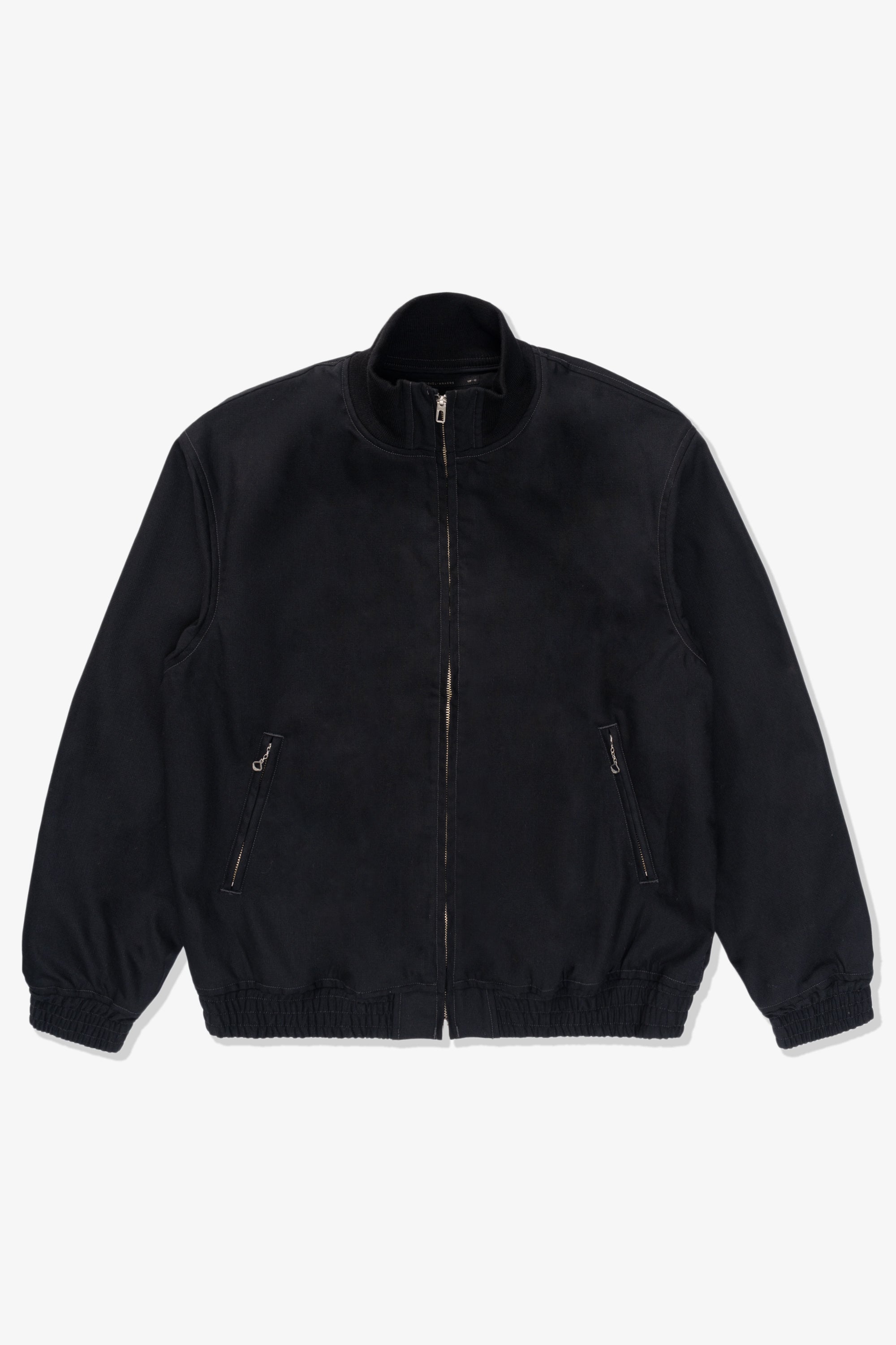 W/CA TRACK JACKET - BLACK