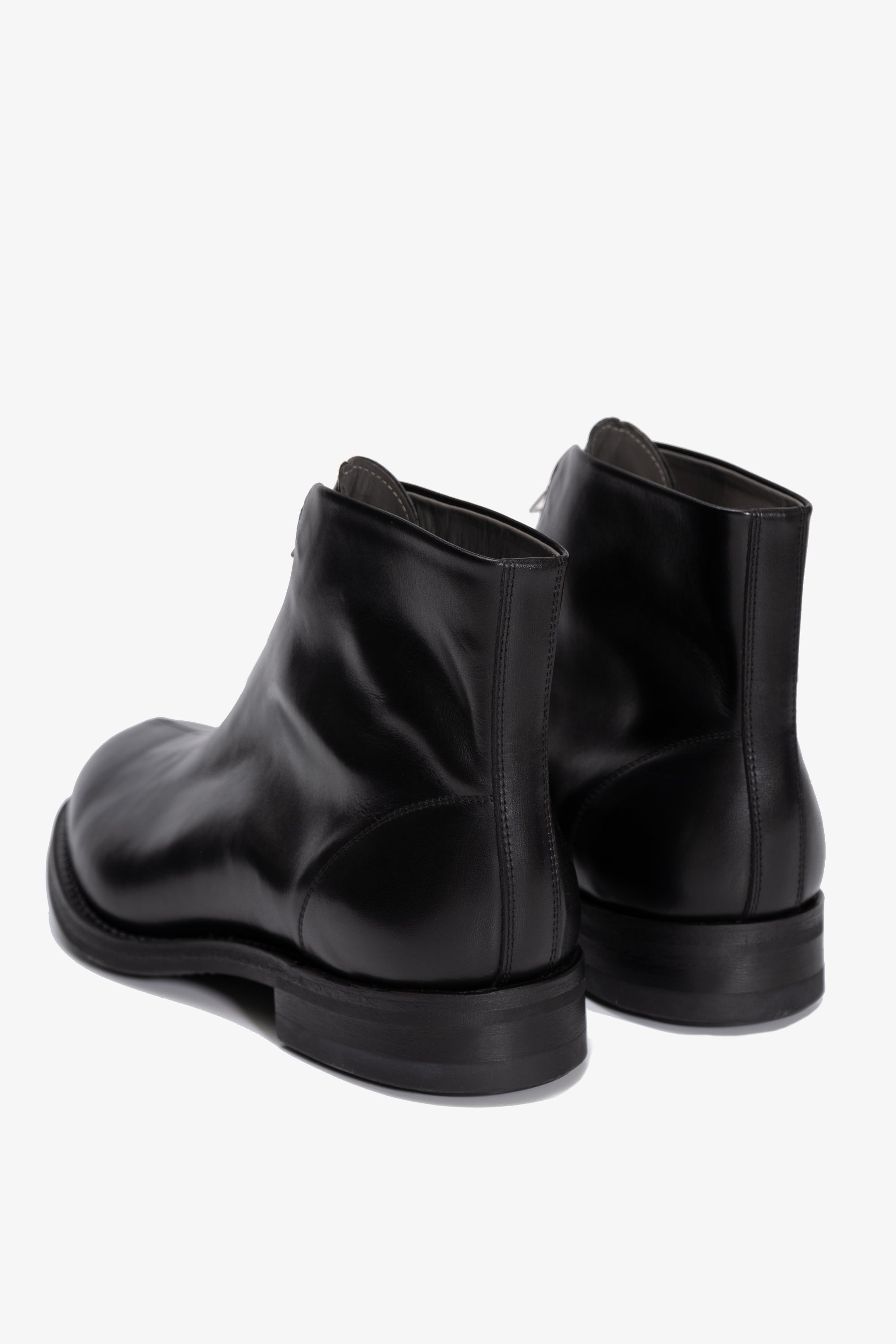 AVIATOR ZIP BOOTS - BLACK - 8.5