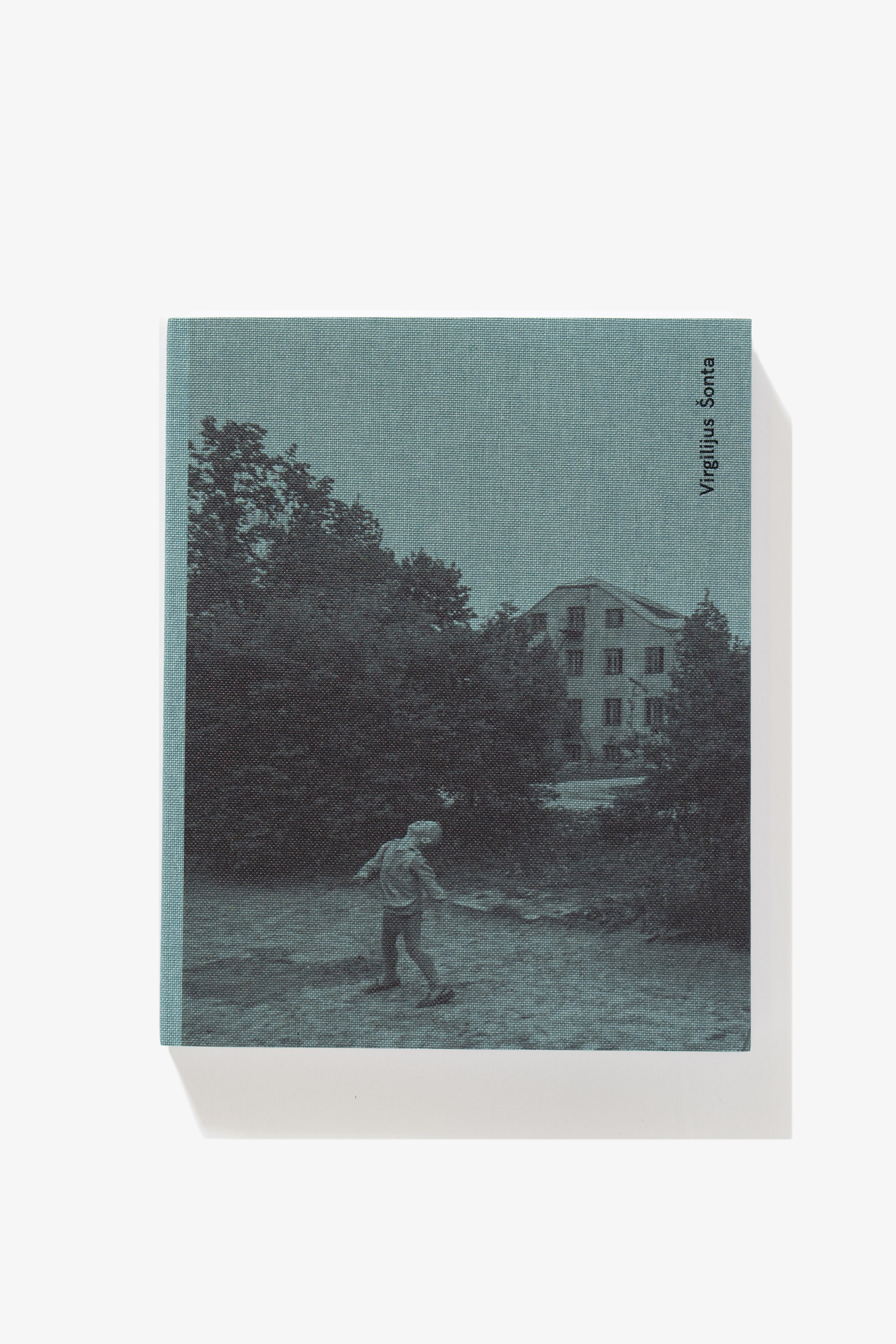 Full-length image of the cover of Virgilijus Sonta’s photography book, School is My Home.