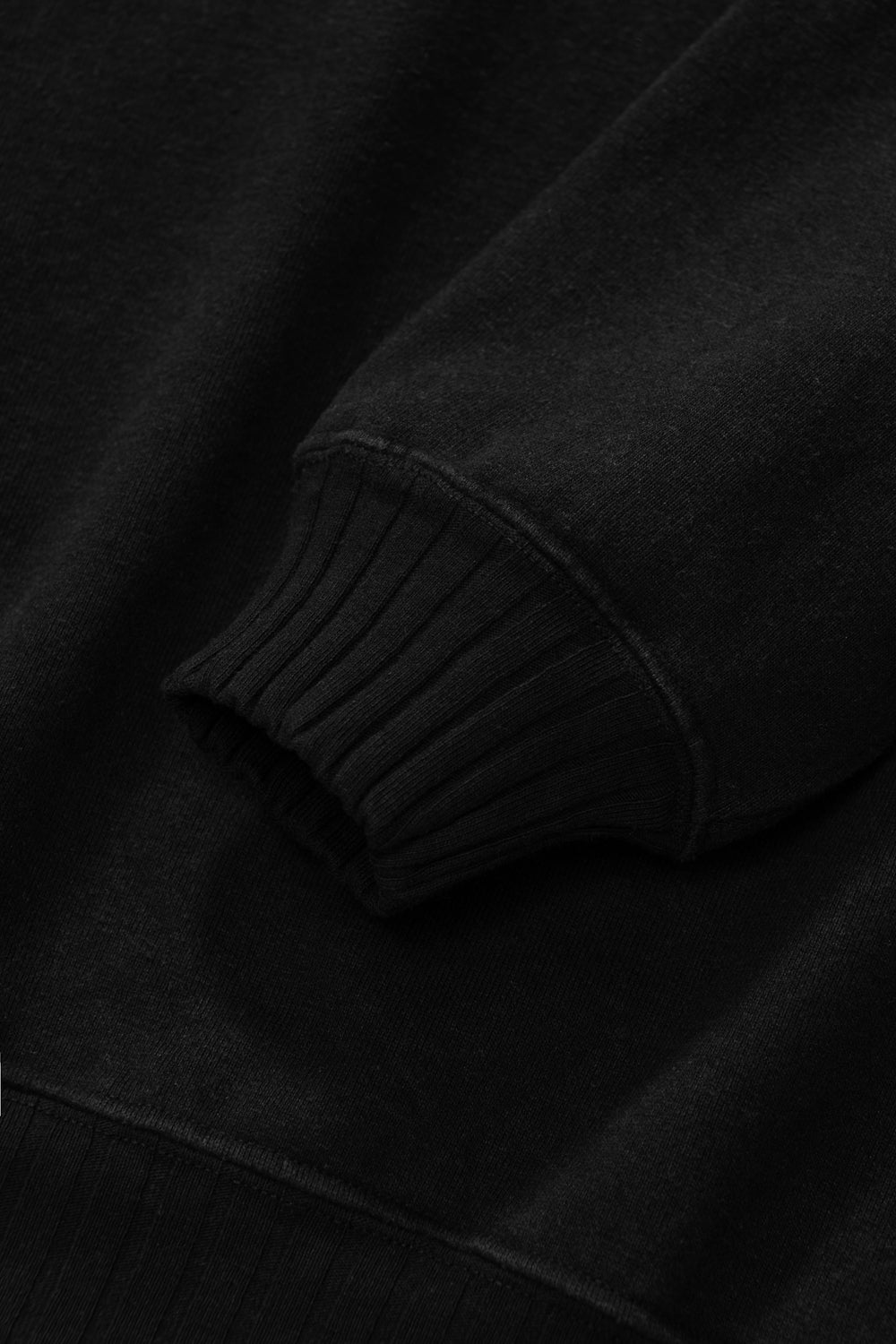 LW - C x Evan Kinori Crewneck - BLACK