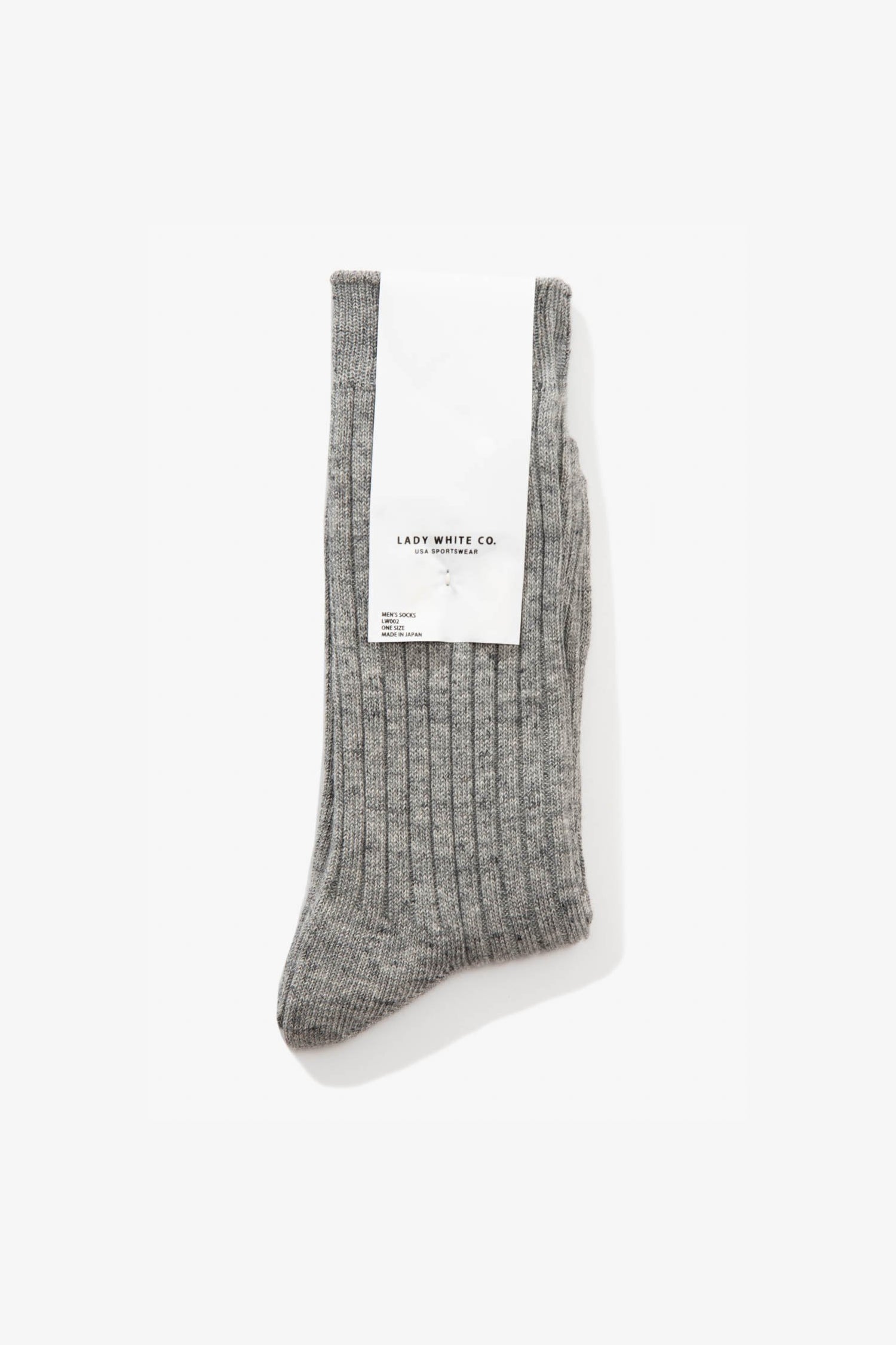 LW - C SOCK - GREY MELANGE