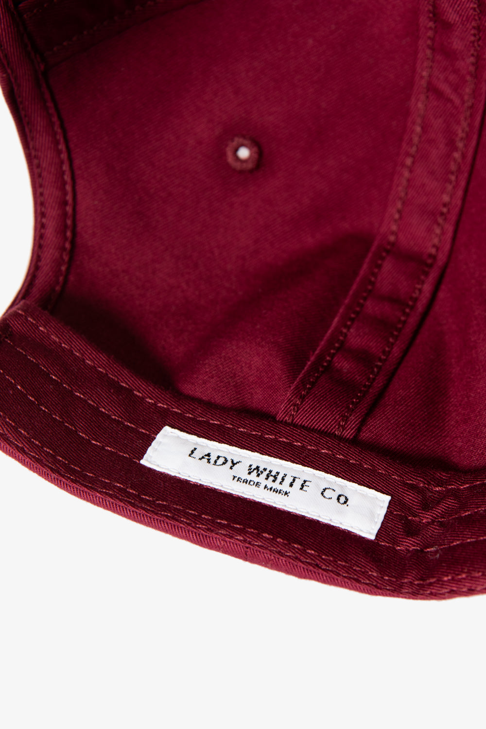 COTTON TWILL CAP - MAROON