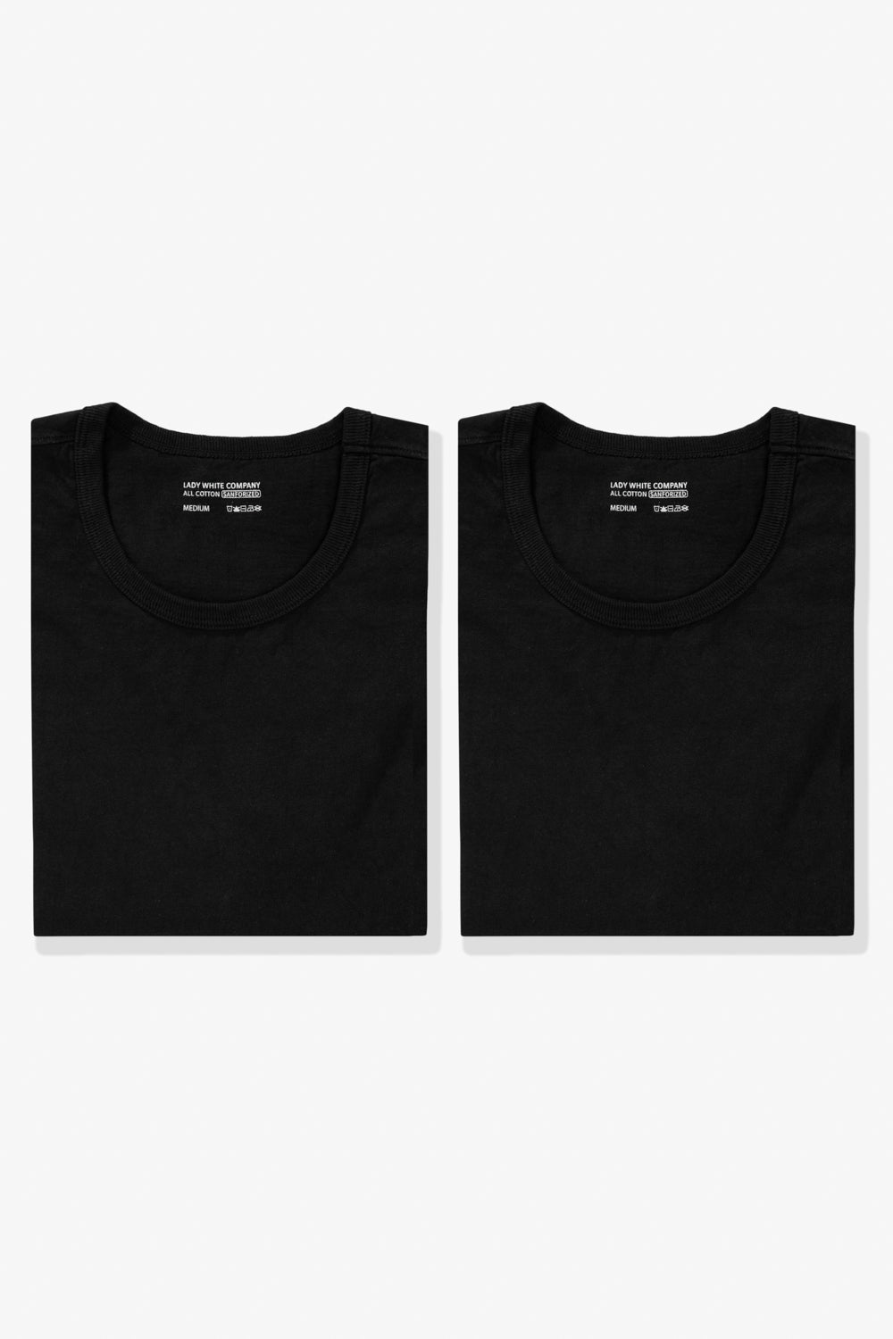 OUR T-SHIRT 2-PACK - BLACK – LADY WHITE