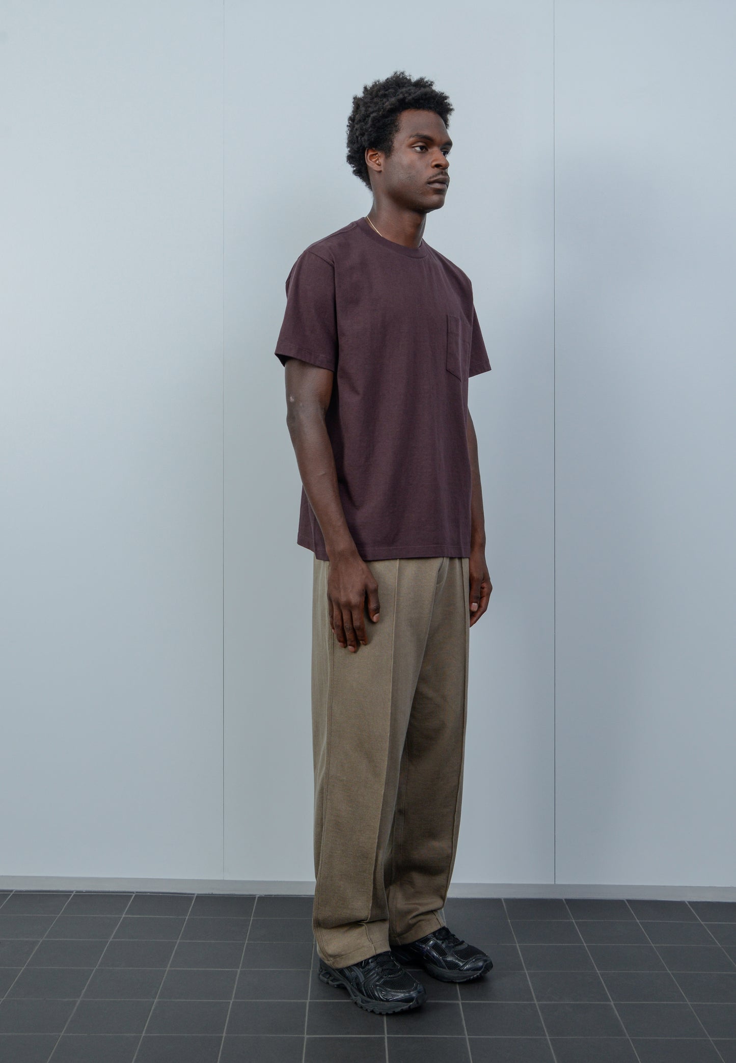 BALTA POCKET T-SHIRT - RAISIN