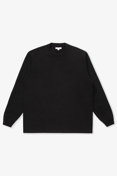 L/S RUGBY T-SHIRT - BLACK – LADY WHITE CO.