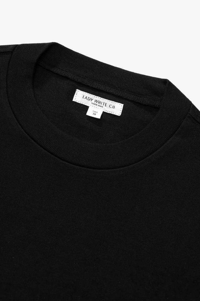 L/S RUGBY T-SHIRT - BLACK – LADY WHITE CO.