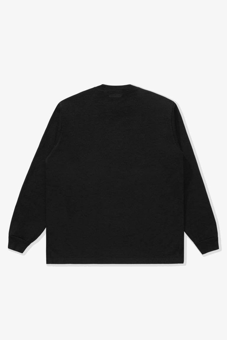 L/S RUGBY T-SHIRT - BLACK – LADY WHITE CO.