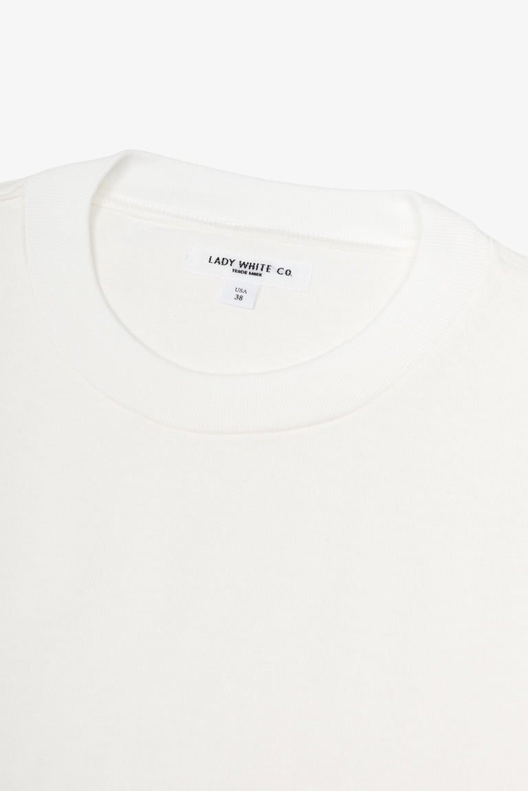 L/S RUGBY T-SHIRT - WHITE – LADY WHITE CO.