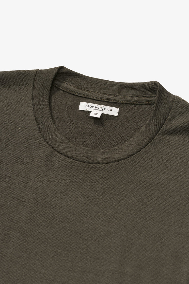 L/S WOOL T-SHIRT - BROWN CLAY – LADY WHITE CO.