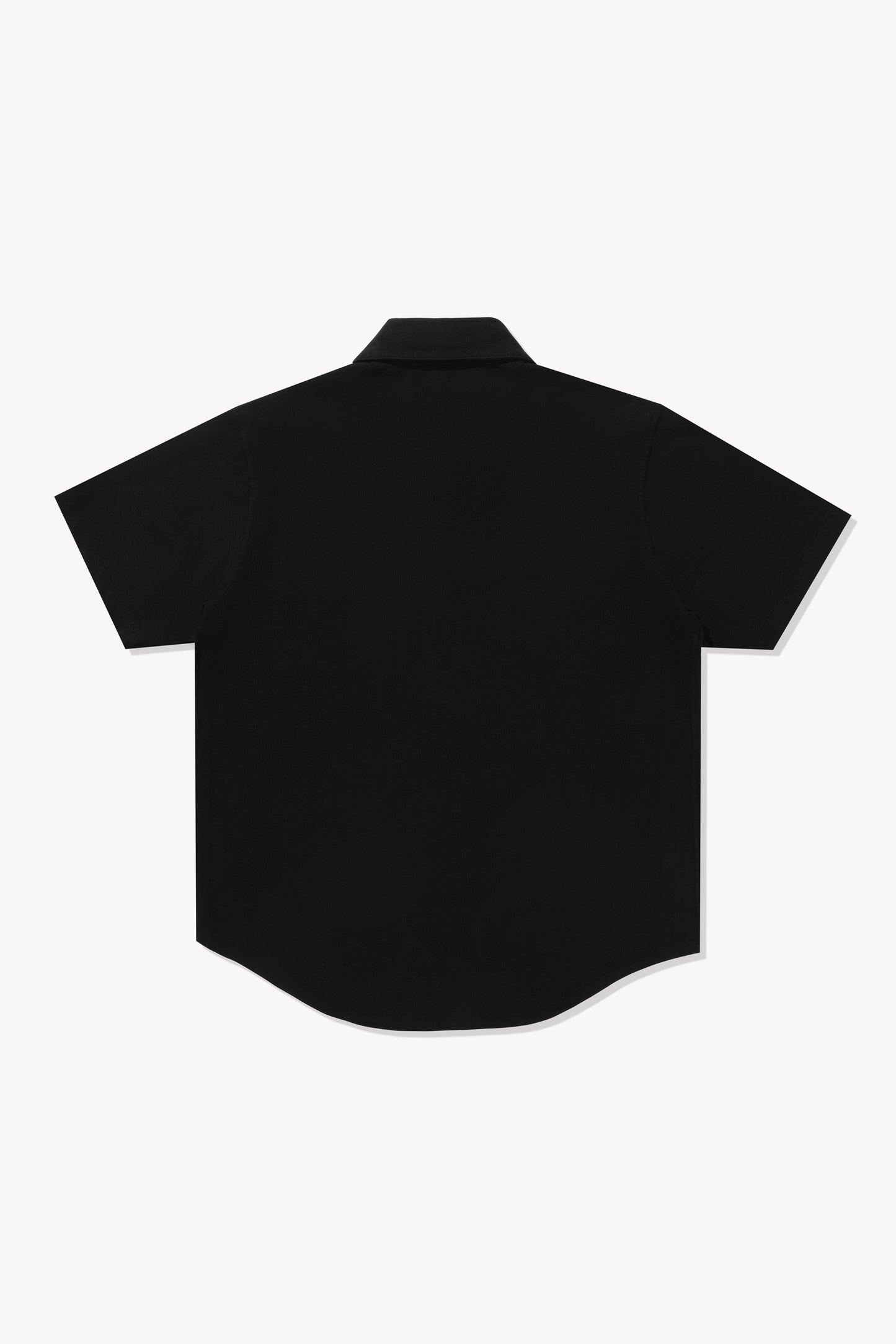 PIQUE WORK SHIRT - BLACK