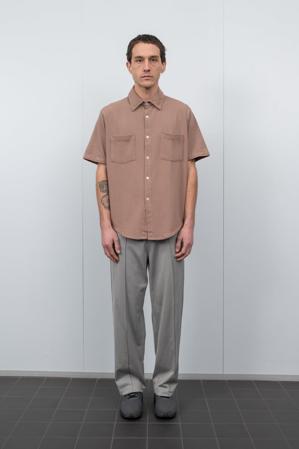 PIQUE WORK SHIRT - DRIED ROSE – LADY WHITE CO.