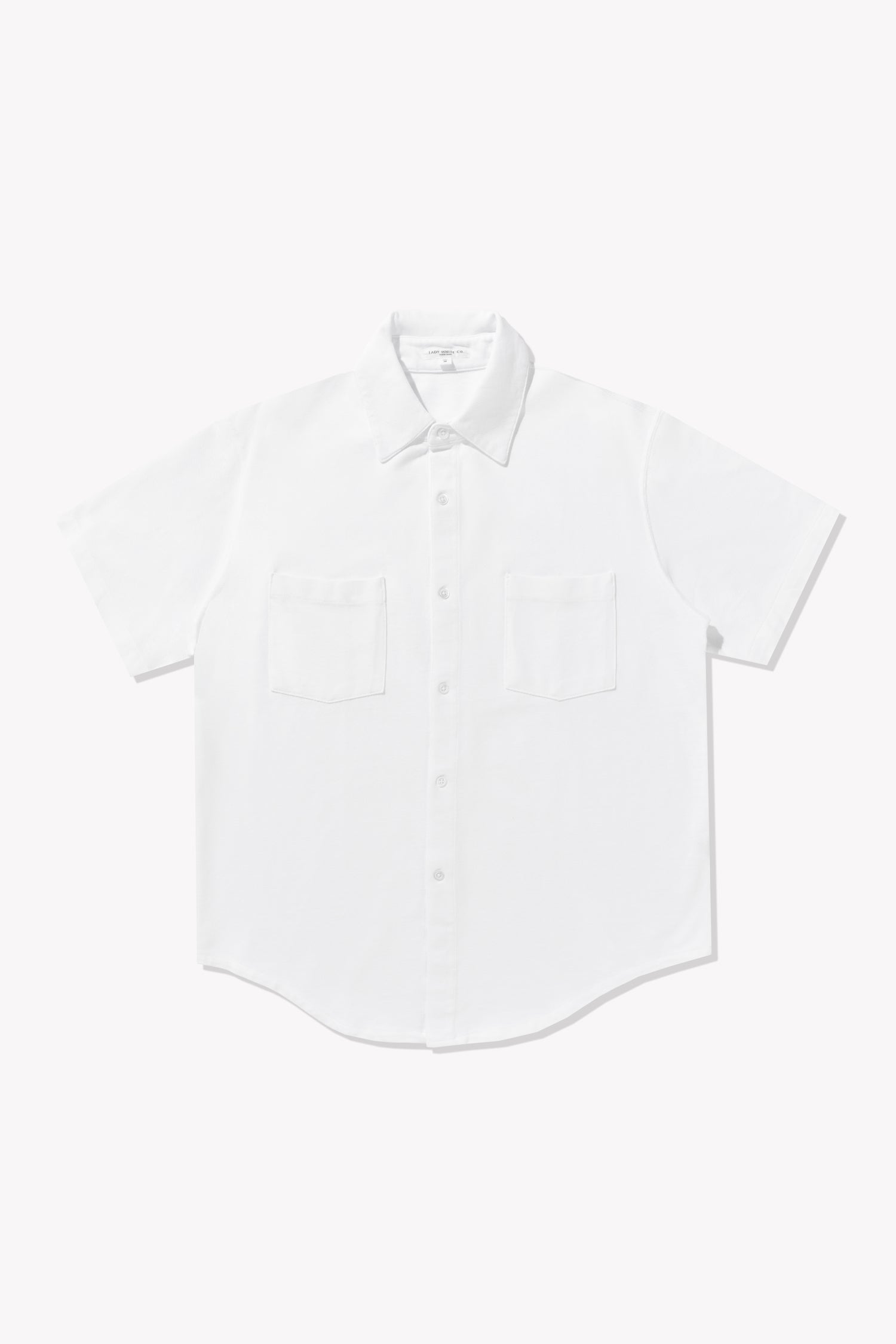 PIQUE WORK SHIRT - WHITE