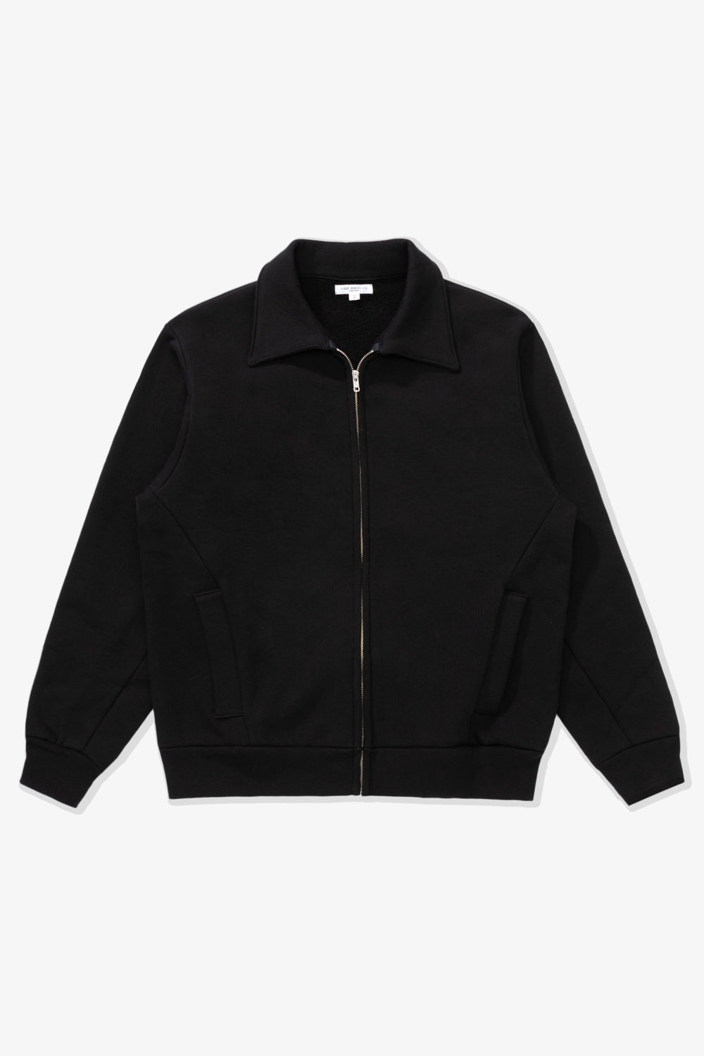 ZIP SWEAT JACKET - BLACK